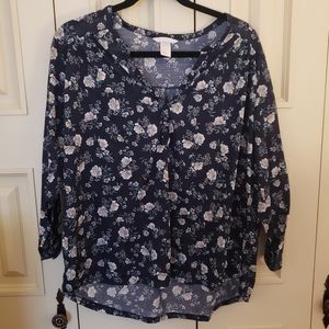 3 FOR $10 Floral Peasant Top size XL
